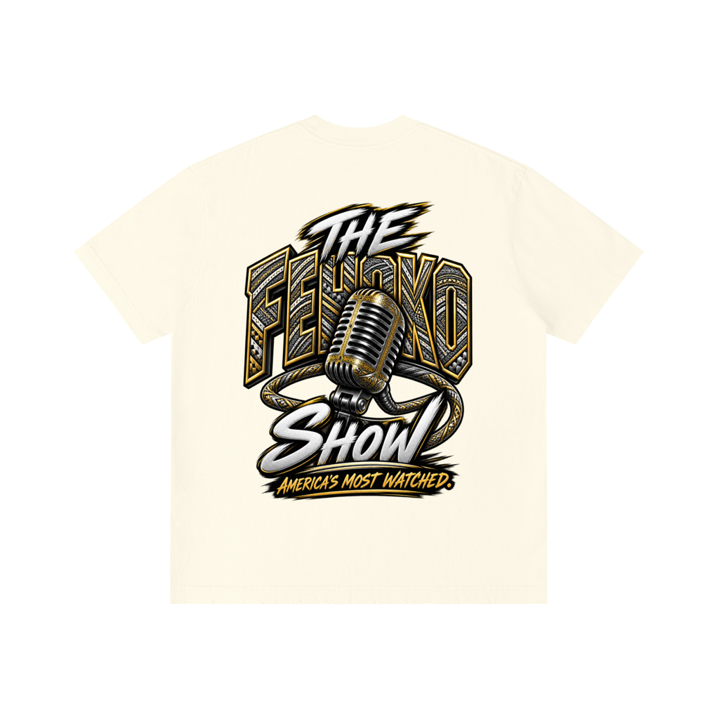 The Fehoko Show Off White Distressed Tee