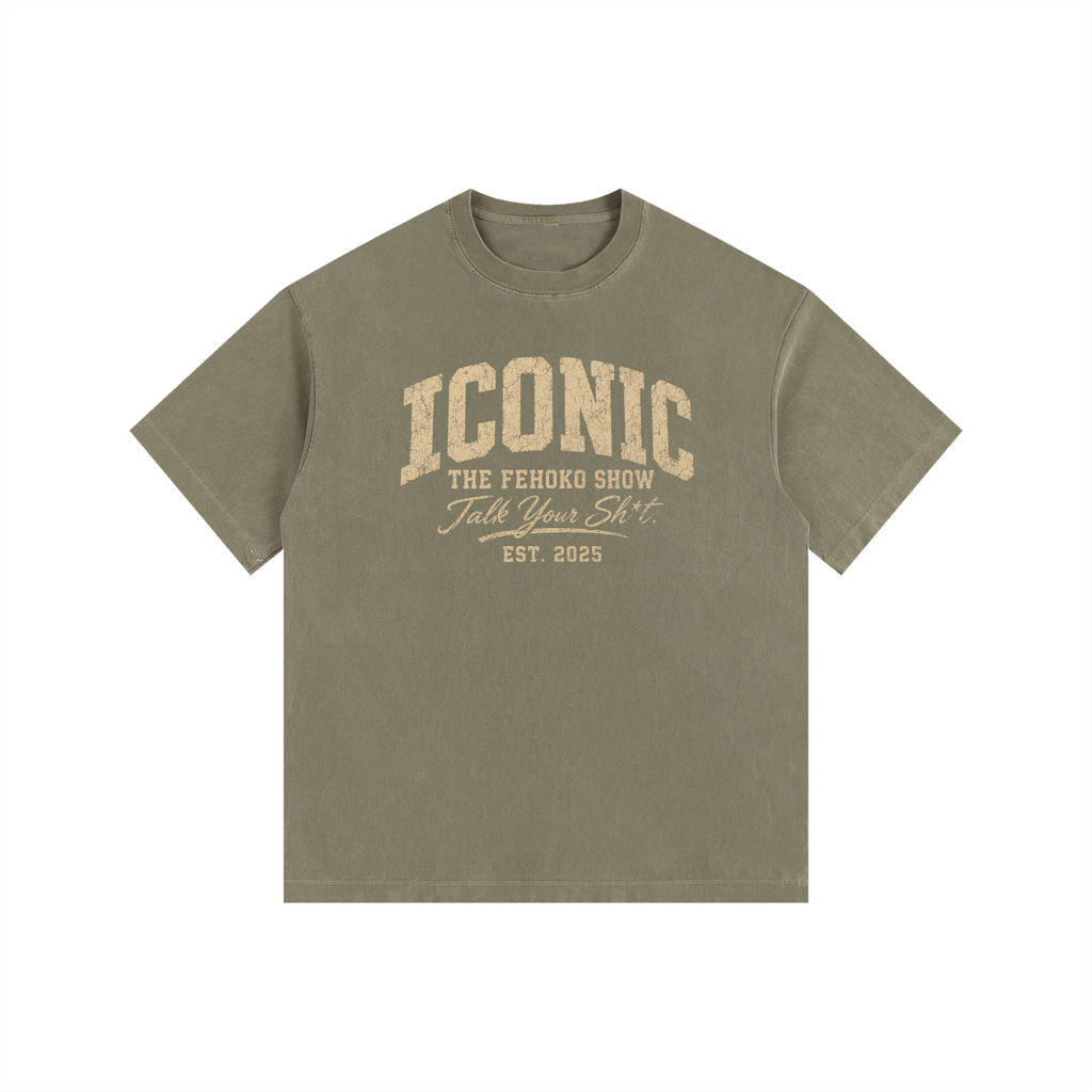 ICONIC Vintage Washed Oversized Tee