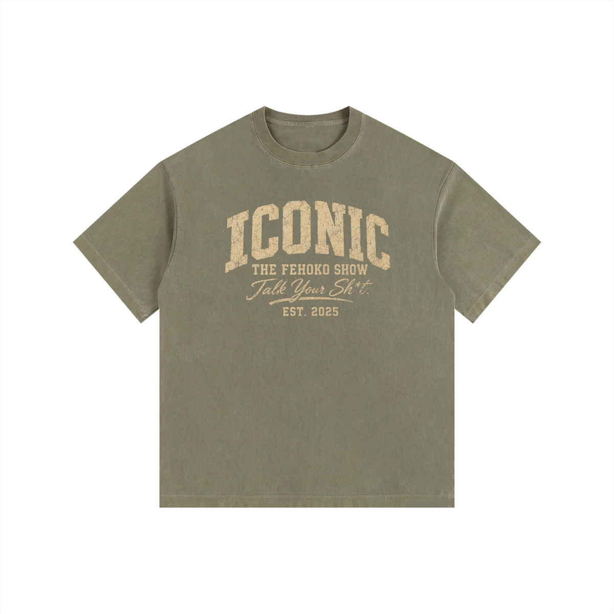 ICONIC Vintage Washed Oversized Tee