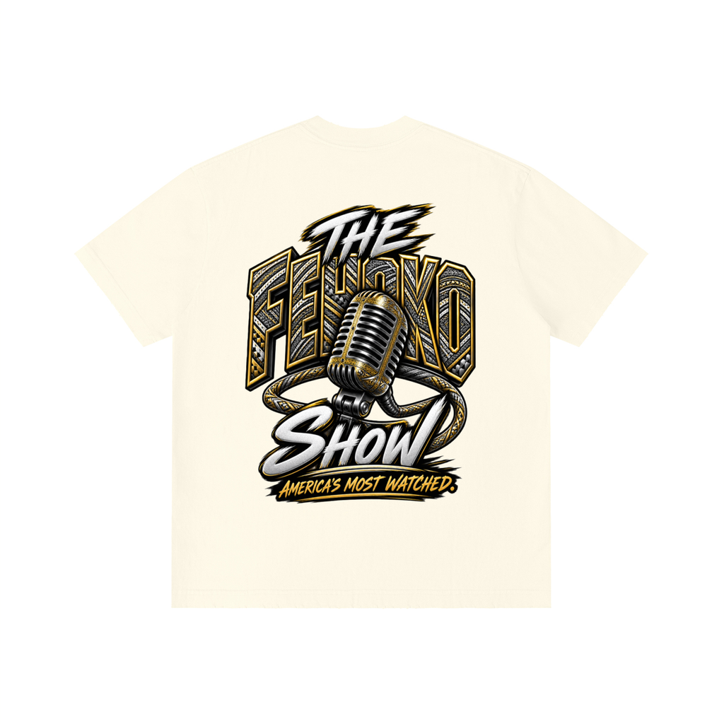 The Fehoko Show Off White Distressed Tee