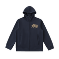 Navy Cream "ICONIC" High Neck Hoodie